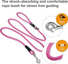 Curli Vario Comfort Leash Fuchsia