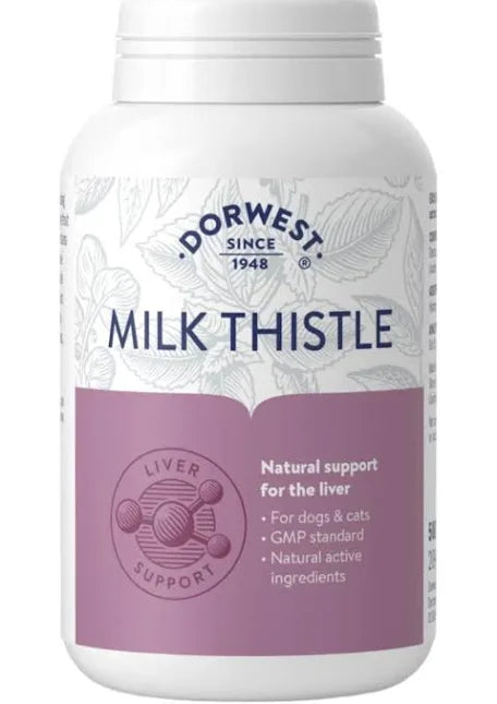 Dorwest Milk Thistle Tablets for Dogs and Cats (200)