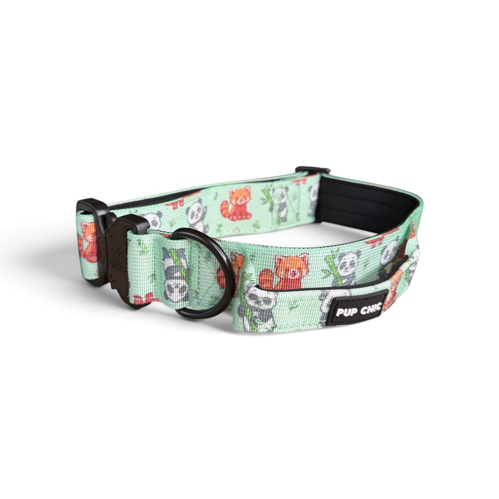 Pup Chic Boutique Tactical Dog Collar - Panda Paradise