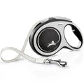 Flexi Comfort Tape Retractable Dog Lead Grey and Black