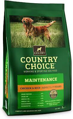 Gelert Adult Dog Country Choice Maintenance Chicken & Rice - 2kg