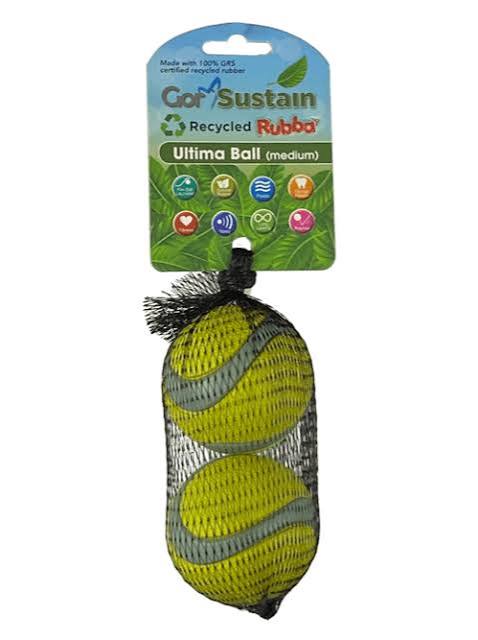 Gor Sustain Rubba Ultima Ball Medium Neon - 2 Pack / 6.5cm