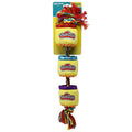 Hasbro Play-Doh Cans Dog Toy - 18in / Yellow/Green/Red