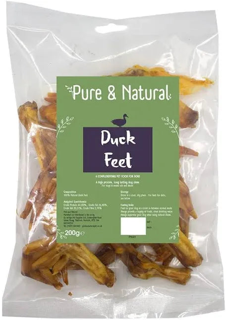 Pure & Natural Duck Feet - 200g
