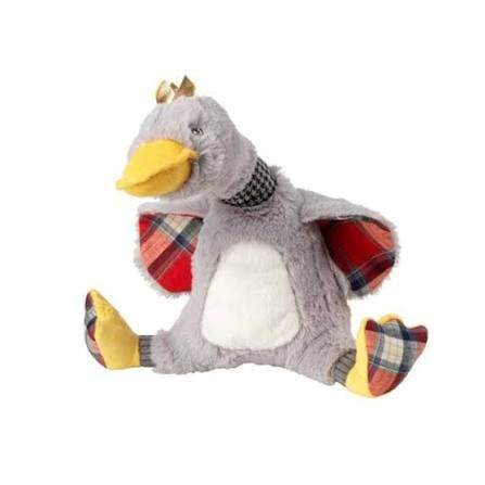 House of Paws Majestic Crown Plump Plush Goose Dog Toy