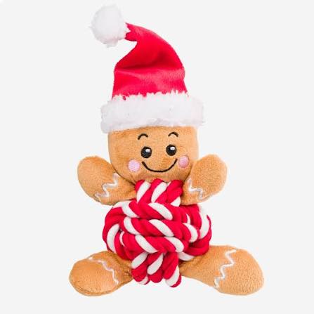House of Paws Gingerbread Rope Ball