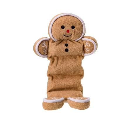 House of Paws Gingerbread Long Squeaker Dog Toy