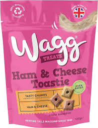 Wagg Ham and Cheese Toastie dog treats 125g