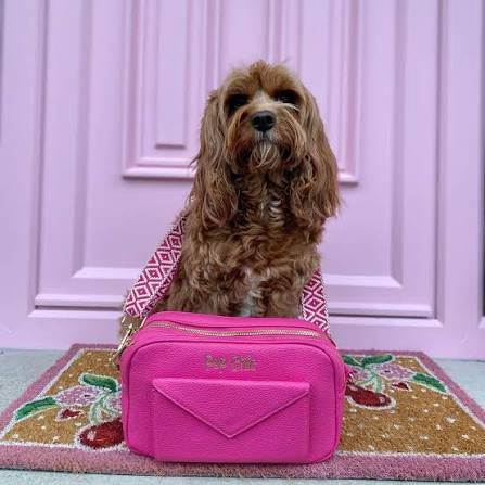 Pup Chic Boutique Pink Dog Walking Bag