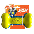 Nerf Dog TPR EXO Micro Squeak Bone - 7in / Blue/Green