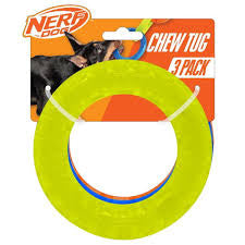 Nerf Dog Translucent EXO Spike Ring - 3 Pack / 5in / Green/Blue/Orange