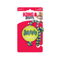 KONG Air Squeaker Tennis Ball with Rope - Medium