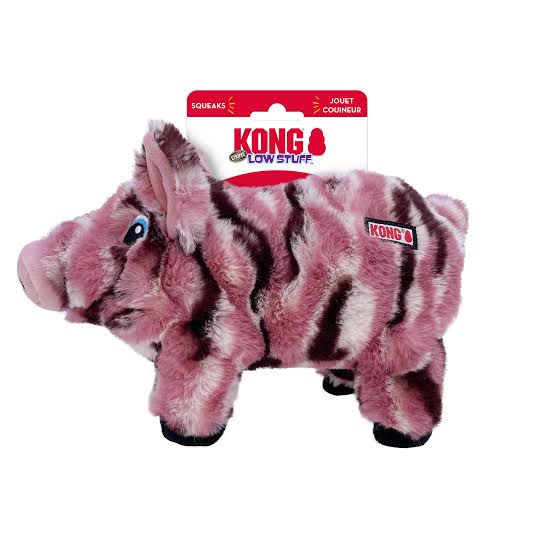 KONG Low Stuff Stripes Pig - Medium