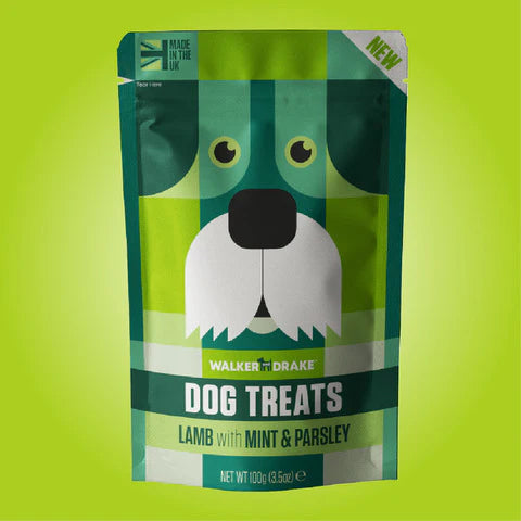 Walker and Drake Lamb with Mint and Parsley Treats 100g