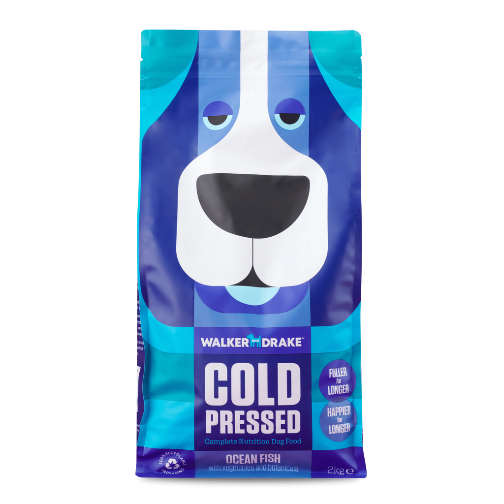 Walker and Drake Cold Pressed Dog Food Ocean Fish 2kg