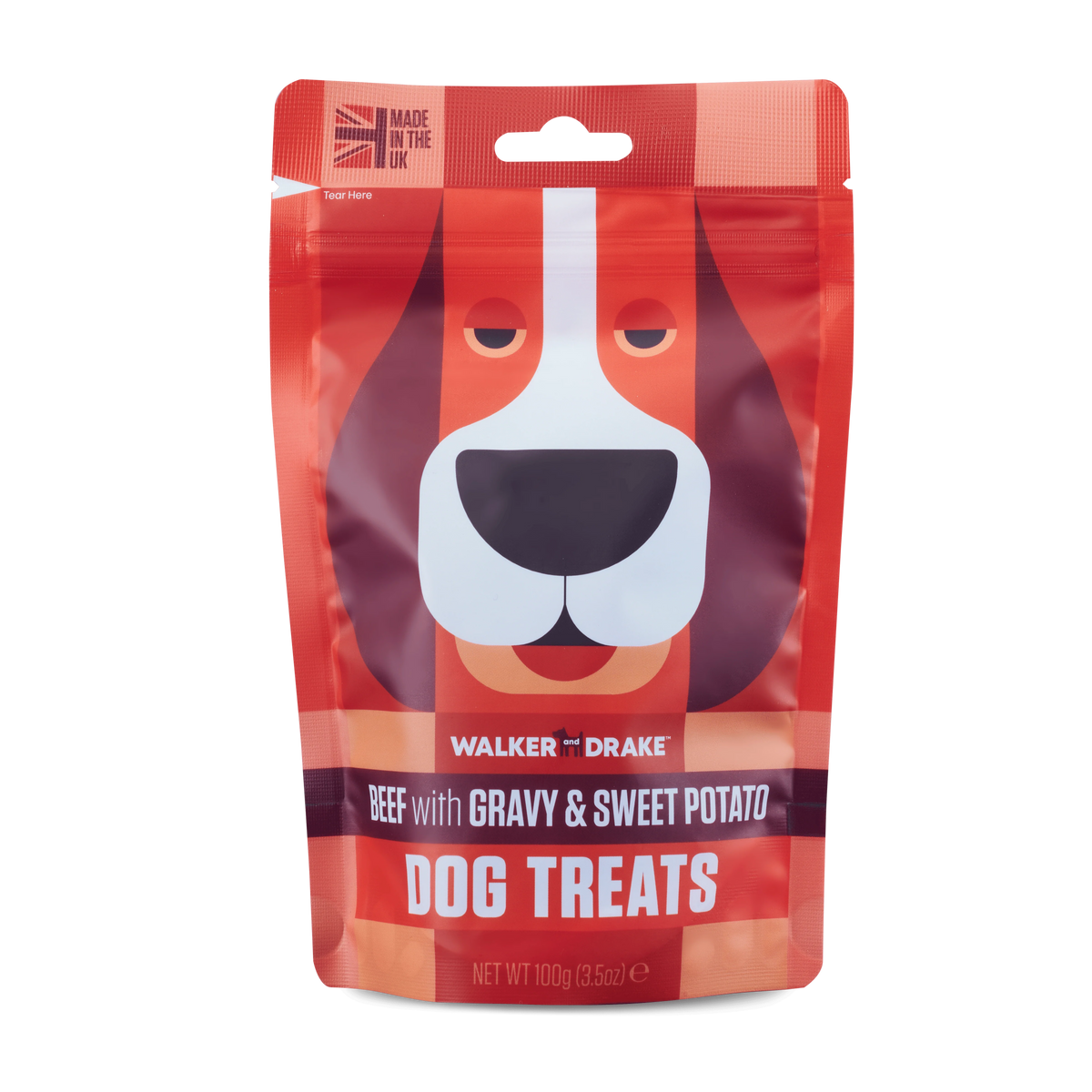 Walker and Drake Beef with Gravy and Sweet Potato Treats 100g