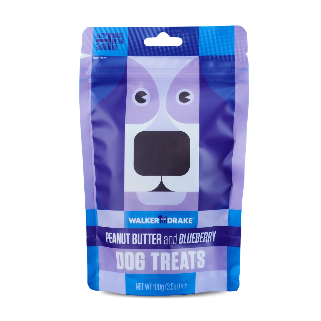 Walker and Drake Peanut Butter and Blueberry Treats 100g