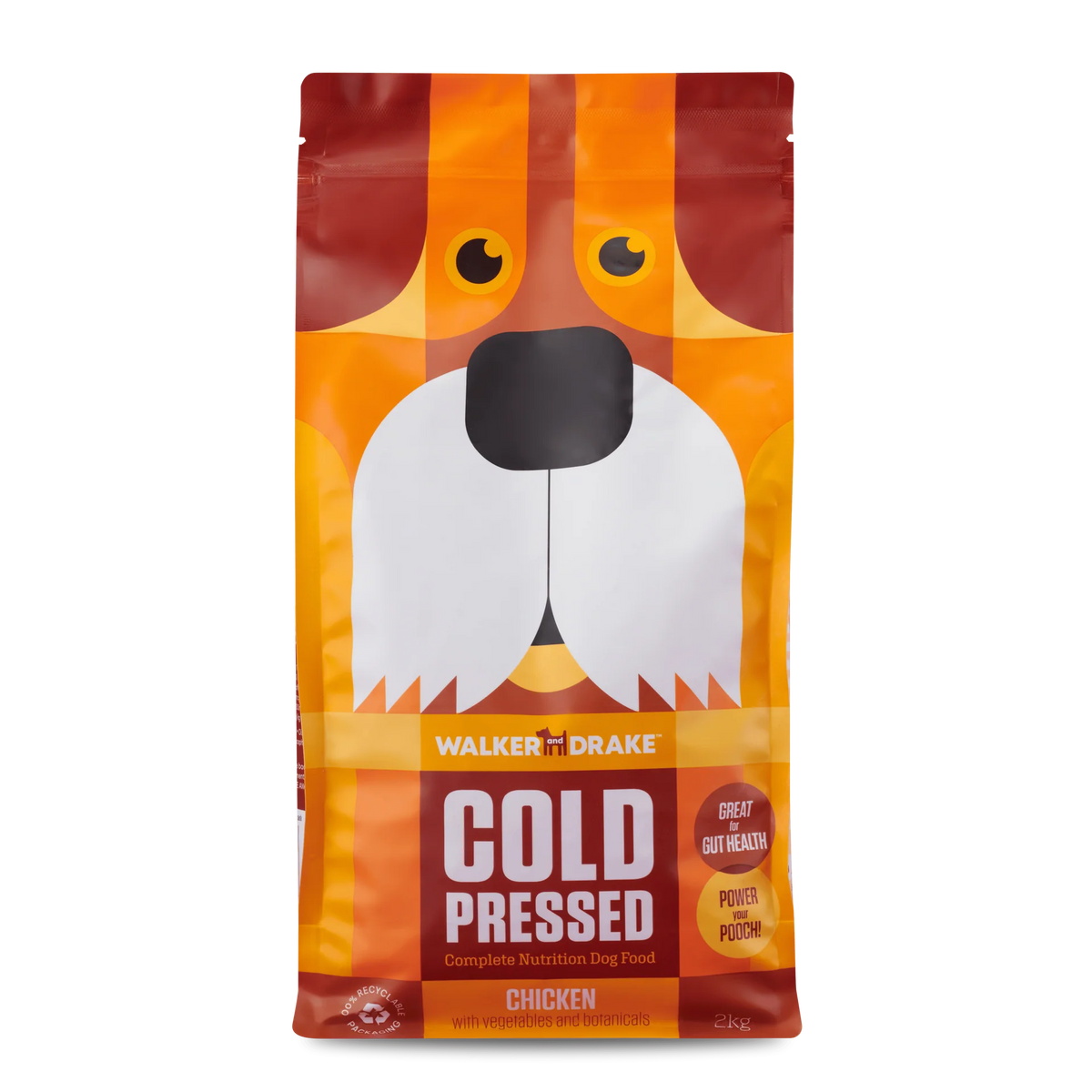 Walker and Drake Cold Pressed Dog Food Chicken 2kg