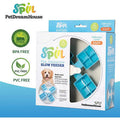 Pet Dream House Spin Interactive Feeder Windmill - Blue