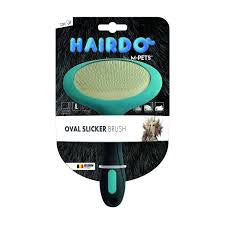 Large M-PETS Hairdo oval slicker brush in packaging marked L.