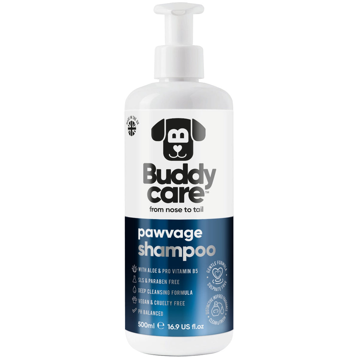 Buddycare Pawvage Dog Shampoo 500ml