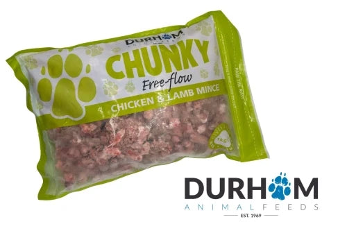 Durham Animal Feeds Chunky Free Flow Chicken & Lamb – 1kg