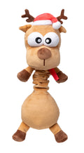 FuzzYard Christmas Long-Neck Dog Toys - Domineck the Reindeer