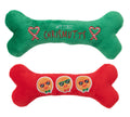 FuzzYard Chrismutts Homies Bones Christmas Dog Toys - Small 2 Pack