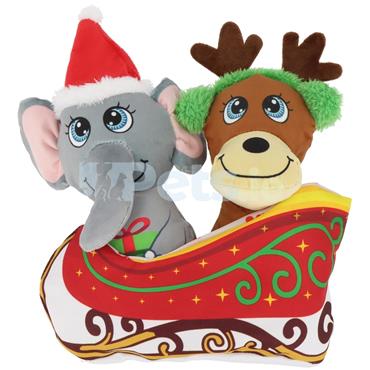 KONG Holiday Occasions Sleigh Medium Christmas Edition dog toy