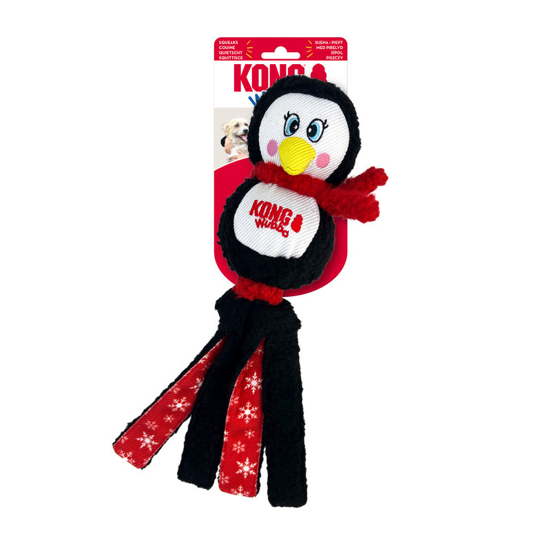 KONG Holiday Wubba Large Christmas Edition Penguin