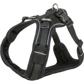 TRIXIE Premium FlexMesh harness in black