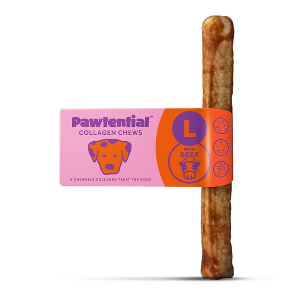 Pawtential Collagen Chew Beef Flavour Large 110g  (Dcse14)